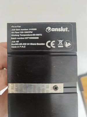 OEM ODM 熱駆動ストーブ ファン 0.01 mm アルミニウム。 ABS ホームアプリケーション