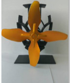 OEM ODM 熱力ストーブ扇風機 0.01mm Alu ABS ホーム アプリケーション